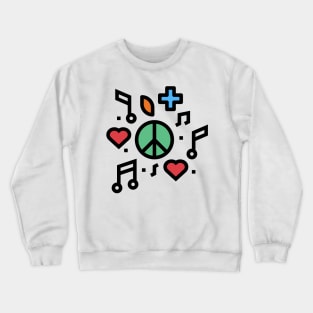 Music Icons art Crewneck Sweatshirt